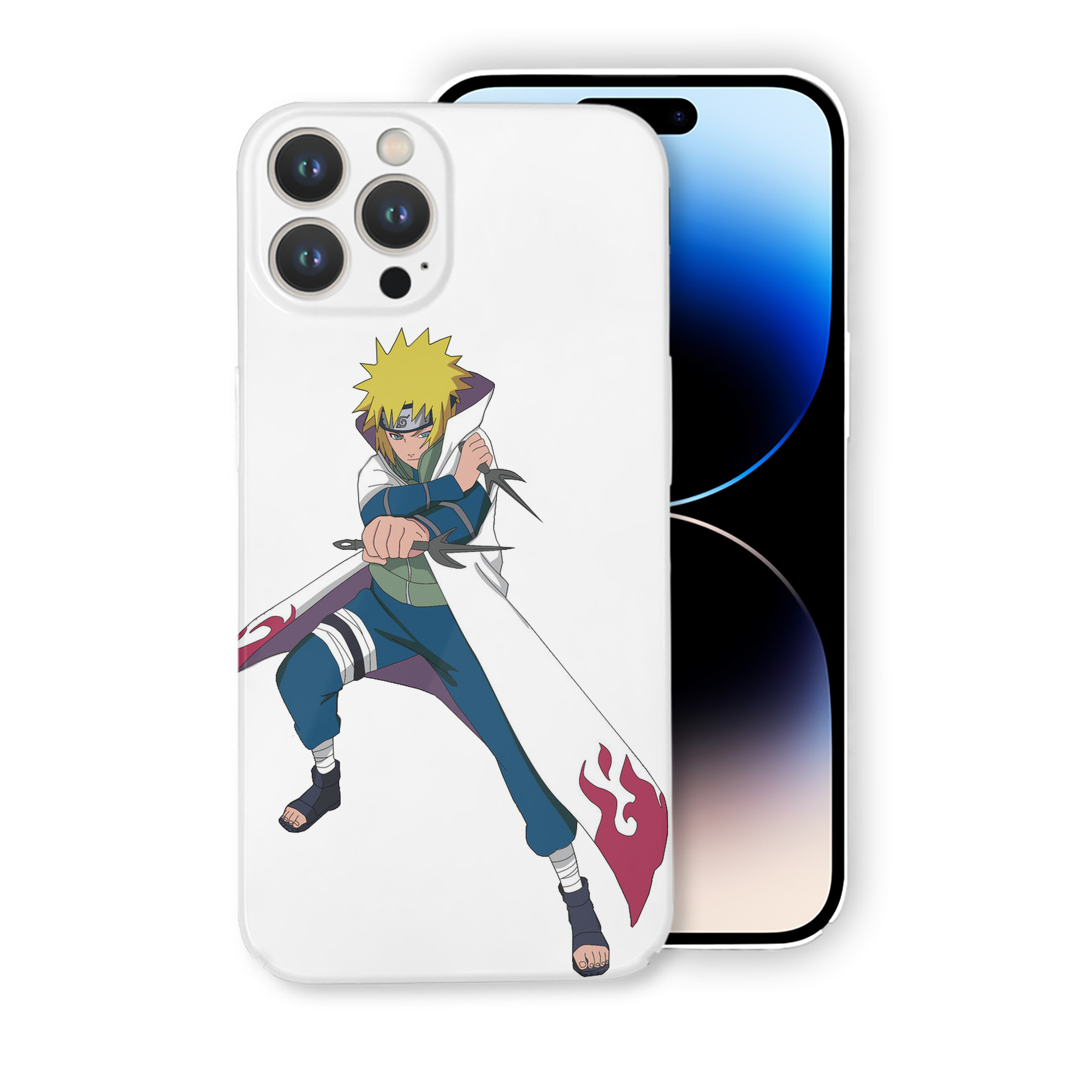 （画像用） NARUTO -ナルト- 波風 ミナト Namikaze Minato 【iPhone 14シリーズ対応】ハードケース